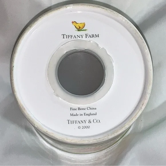 vintage TIFFANY & CO.Farm savings bank HAND LITHOGRAPHED/COLORED dated 2000